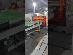 3x1650 rotary fly shear cut to length line with edge trimming