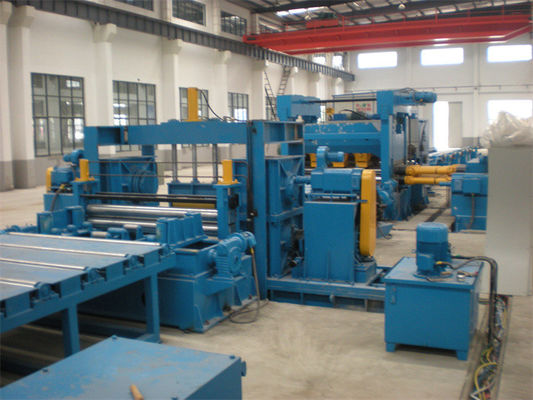 Rolled Steel Continuous High Speed Flying Cut To Length Line With Edge Trimming