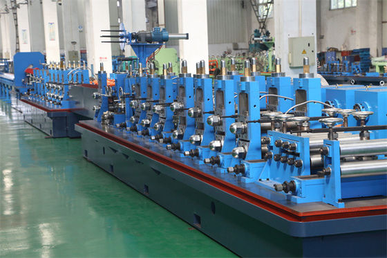 High Frequency ERW Pipe Making Machine Steel Straight Seam Pipe Welding Tube Mill Line HG 114