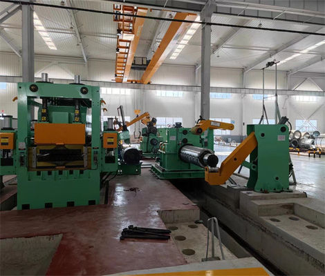 High Speed Metal Cut To Length Machine Rotary Shear Flying Cut To Length Line 0.3-3 X 1600