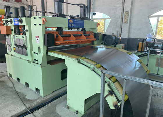 High Precision SS304 Steel Coil Slitting Line Machine 0.3-3 X 1600