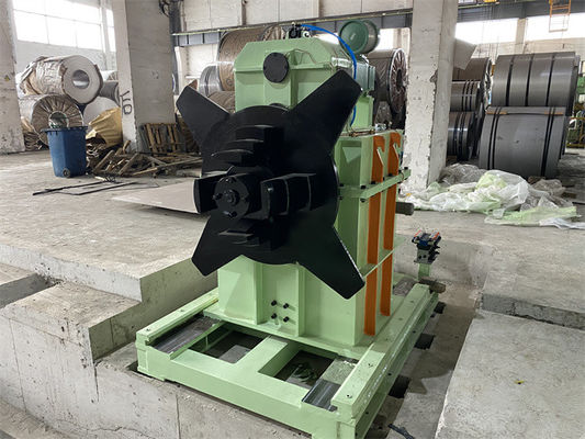 Thin Sheet Steel Slitting Lines Loading Unloading Floor Cradle Coil Car