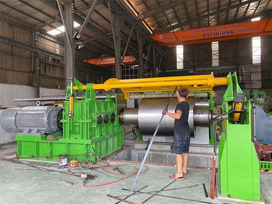 High Accuracy Metal Sheet Slitting Line With Fast Change Twin Slitters