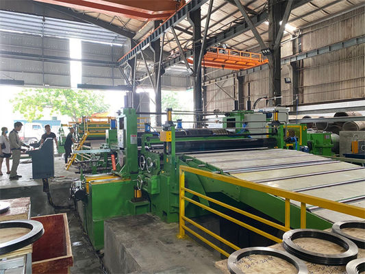 High Accuracy Metal Sheet Slitting Line With Fast Change Twin Slitters
