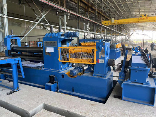 0.6-6 X 1600 Slitting Line Machine Medium Gauge Steel Coil Slitting Line
