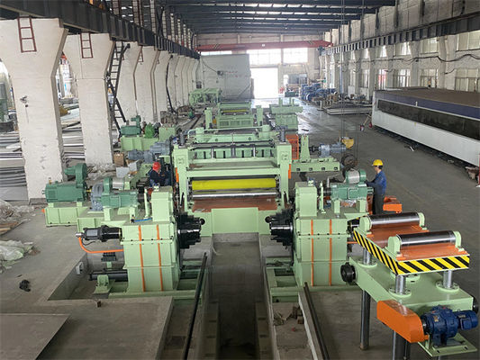 1-6mm Automatic Cut To Length Line For Medium Gauge Steel Coil Sheet Servo Length Feeding