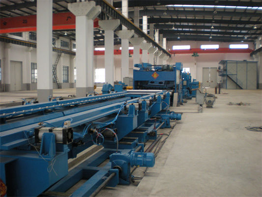 Heavy Gauge Flying Cut To Length Line With Track Moving Shear