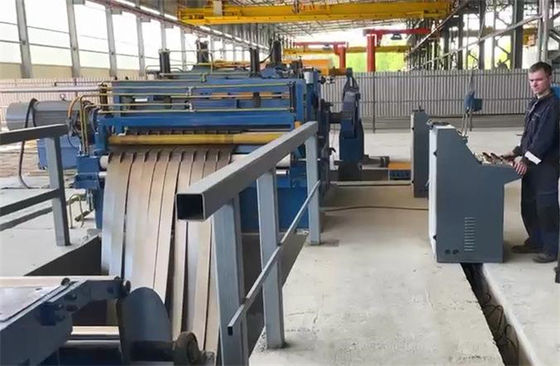 Exchangable Twin Slitters Precision Slitting Line Advanced Steel Coil Slitting Line