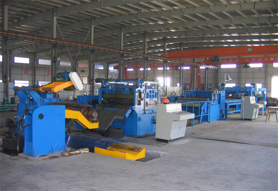 High Speed Light Gauge Cut To Length Line Machine For Steel Sheet 25pcs X 2m