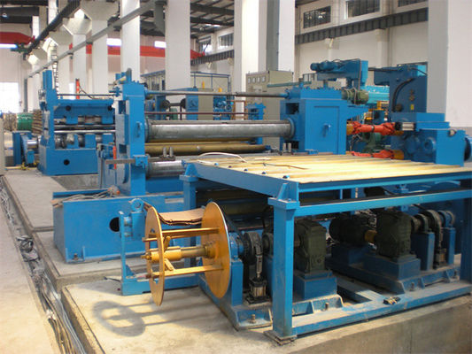 Thin Sheet Metal Cut To Length Line Machine With Edge Trimmer