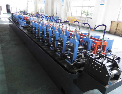 High Frequency Welding ERW Steel Pipe Making Machine With Straight Seam
