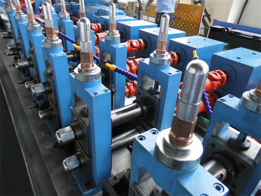 Galvalized Steel ERW Pipe Making Machine Black Steel ERW Welded Pipe Mill Line HG 50