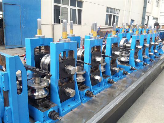 Mild Carbon Steel Pipe Mill Line With Cold Cutting Saw HG 76