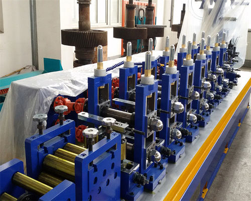 Galvalized Steel ERW Pipe Making Machine Black Steel ERW Welded Pipe Mill Line HG 50