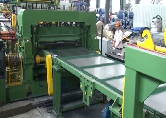 Aluminum Sheet Coil Cutting Line Fly Moving Shear Cut To Length Coil Line