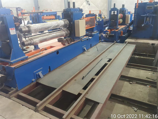 Double Slitter Heads Coil to Coil Steel Slitting Recoiling Line For CR Carbon Steel Sheet