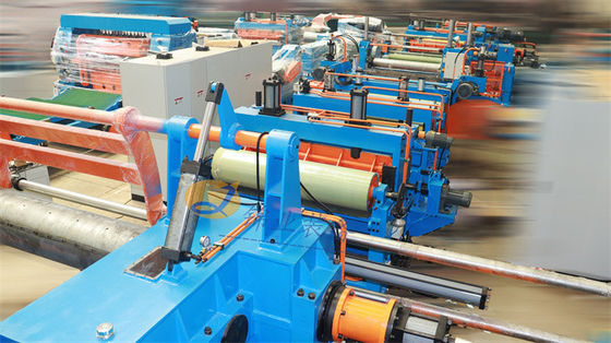 Loading Unloading Floor Coil Coil Slitting Machine Car Thin Sheet Steel Slitting Line