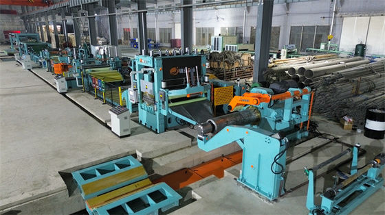 stainless Steel Sheet Servo Cut To Length Line  With Edge Trimmer