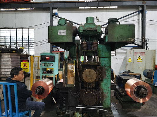 Copper Brass Strip Hot Cold Rolling Mills Thickness From 20mm To 0.1mm