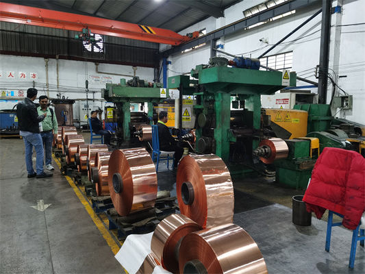 Copper Brass Strip Hot Cold Rolling Mills Thickness From 20mm To 0.1mm