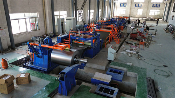 150mpm Automatic Coil Sheet Metal Slitting Line Longitudinal Cutting Machine 0.3-3 X 1600
