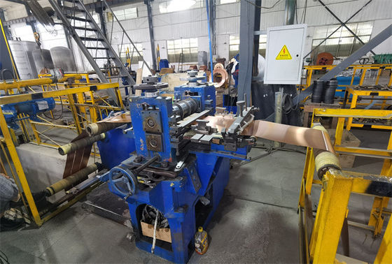 CR Copper Brass coil sheet Slitting Line Machine after cold rolling 0.2 -2.0 X 600