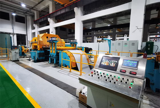 Uncoiling Leveling Laser Cutting Blanking Line For High Tensile Steel Stainless Steel Aluminum Sheets