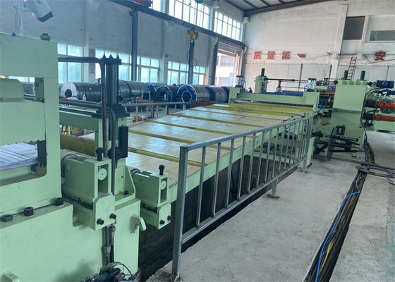 High Precision SS304 Steel Coil Slitting Line Machine 0.3-3 X 1600