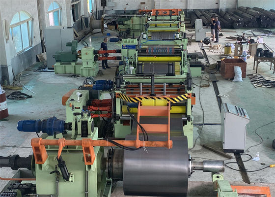 High Speed Precision Light Gauge Slitting Line Machine 0.3-3 X 1250mm