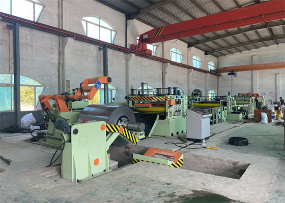 Light Gauge Precision Automatic Steel Sheet Slitting Line 0.3-3 X 1300