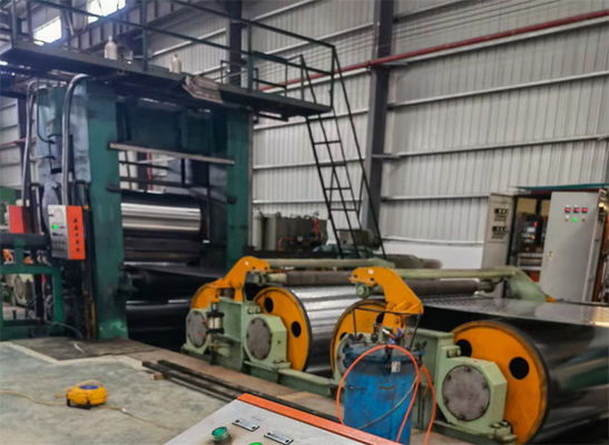 Skin Pass Rolling Tension Leveling Mill Line 4Hi 0.2-1.5 X 1300
