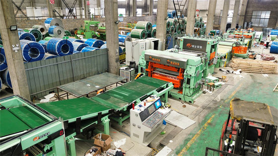 Precision Rotary Shear Cut To Length Line High Speed Fly Cutting