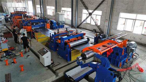 150mpm Automatic Coil Sheet Metal Slitting Line Longitudinal Cutting Machine 0.3-3 X 1600